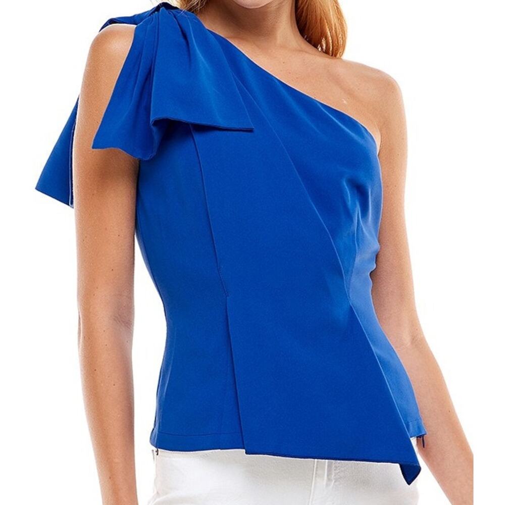 Royal Blue One Shoulder Top Size Small Going Out Sexy Date night Size Small